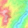 Mappa topografica Outeiro, altitudine, rilievo