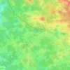 Mappa topografica Le Bret, altitudine, rilievo
