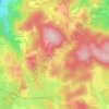 Mappa topografica Bezeau, altitudine, rilievo