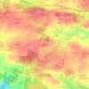 Mappa topografica Beg Er Lann, altitudine, rilievo