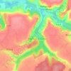 Mappa topografica Muret, altitudine, rilievo