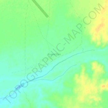 Mappa topografica Kupartiya, altitudine, rilievo