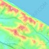 Mappa topografica La Siligata, altitudine, rilievo