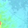 Mappa topografica Tina, altitudine, rilievo