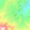 Mappa topografica La Palma 1, altitudine, rilievo