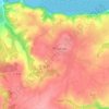Mappa topografica Keravel, altitudine, rilievo
