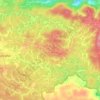 Mappa topografica San Pablo, altitudine, rilievo