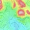 Mappa topografica Hameau du Garat, altitudine, rilievo