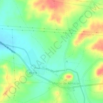 Mappa topografica La Pasadilla, altitudine, rilievo