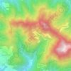 Mappa topografica Sant'Anna di Stazzema, altitudine, rilievo