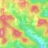 Mappa topografica Dunbar, altitudine, rilievo