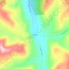 Mappa topografica Ridgebury, altitudine, rilievo