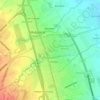 Mappa topografica San Francisco, altitudine, rilievo