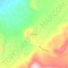 Mappa topografica Kangeta, altitudine, rilievo