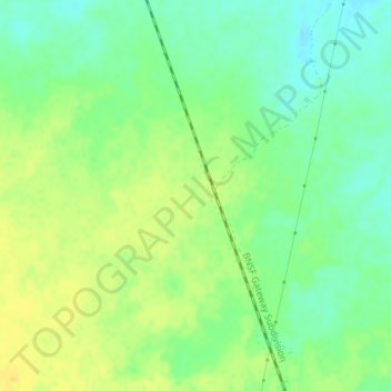 Mappa topografica Mammoth, altitudine, rilievo