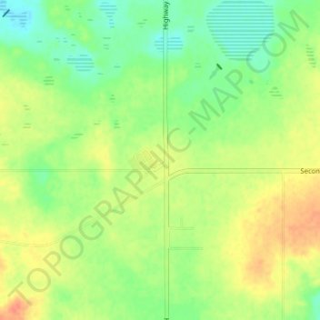 Mappa topografica Jenner, altitudine, rilievo
