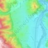 Mappa topografica Chalignac, altitudine, rilievo