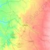 Mappa topografica Eldoret, altitudine, rilievo