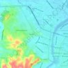 Mappa topografica Patag, altitudine, rilievo
