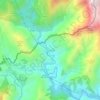 Mappa topografica Fanghetto, altitudine, rilievo