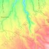 Mappa topografica Pacheco, altitudine, rilievo