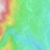 Mappa topografica Tuenno, altitudine, rilievo