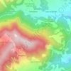 Mappa topografica Bosco del Comune, altitudine, rilievo