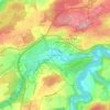 Mappa topografica Châtillon-Nord, altitudine, rilievo