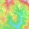 Mappa topografica Borseda, altitudine, rilievo