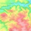 Mappa topografica Priesa, altitudine, rilievo