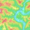 Mappa topografica Gould, altitudine, rilievo