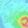 Mappa topografica Round Hill, altitudine, rilievo