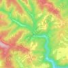 Mappa topografica Beeson, altitudine, rilievo