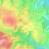 Mappa topografica Le Colombier, altitudine, rilievo