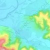 Mappa topografica Cantegrel, altitudine, rilievo
