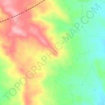 Mappa topografica Covatilla, altitudine, rilievo