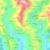 Mappa topografica Parsoli Malli, altitudine, rilievo