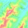 Mappa topografica Loretello, altitudine, rilievo