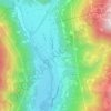 Mappa topografica Vadaione, altitudine, rilievo