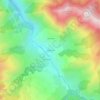 Mappa topografica La Caserne, altitudine, rilievo