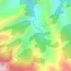Mappa topografica La Mozqueta, altitudine, rilievo