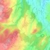 Mappa topografica Les Cullayes, altitudine, rilievo