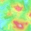 Mappa topografica Champclos, altitudine, rilievo