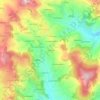 Mappa topografica L'Olivière, altitudine, rilievo