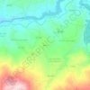Mappa topografica Barral, altitudine, rilievo