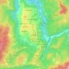 Mappa topografica Haflong, altitudine, rilievo