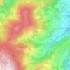 Mappa topografica Borra di Silano, altitudine, rilievo