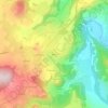 Mappa topografica Malpas, altitudine, rilievo
