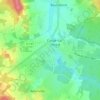 Mappa topografica La Vallée Guérin, altitudine, rilievo
