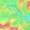 Mappa topografica Hollstein, altitudine, rilievo